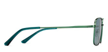Load image into Gallery viewer, Green Rectangle/ Square Full Rim Unisex Sunglasses by Vincent Chase Polarized-212592