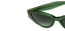 Load image into Gallery viewer, Green Cat Eye Full Rim Women Sunglasses by John Jacobs-216811