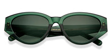 Load image into Gallery viewer, Green Cat Eye Full Rim Women Sunglasses by John Jacobs-216811