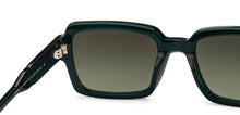 Load image into Gallery viewer, Green Rectangle Full Rim Unisex Sunglasses by John Jacobs-216875