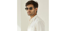 Load image into Gallery viewer, Gunmetal Round Full Rim Unisex Sunglasses by Vincent Chase Polarized-229022