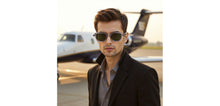 Load image into Gallery viewer, Grey Geometric Full Rim Unisex Sunglasses by John Jacobs-236882