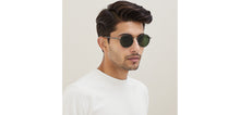 Load image into Gallery viewer, Grey Round Full Rim Unisex Sunglasses by John Jacobs-233516