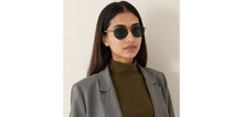 Load image into Gallery viewer, Grey Round Full Rim Unisex Sunglasses by John Jacobs-233516
