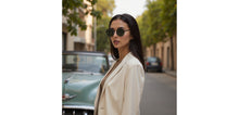 Load image into Gallery viewer, Grey Round Full Rim Unisex Sunglasses by John Jacobs-233516