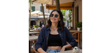 Load image into Gallery viewer, Grey Round Full Rim Unisex Sunglasses by John Jacobs-233516
