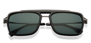 Black Square Full Rim Unisex Sunglasses by John Jacobs-217131