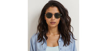 Load image into Gallery viewer, Gunmetal Geometric Full Rim Unisex Sunglasses by John Jacobs-236888