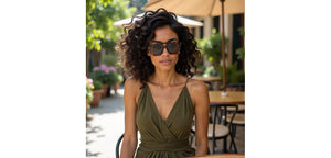 Havana Aviator Full Rim Unisex Sunglasses by John Jacobs-226541