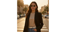 Load image into Gallery viewer, Gold Hexagonal Full Rim Unisex Sunglasses by Lenskart-232022