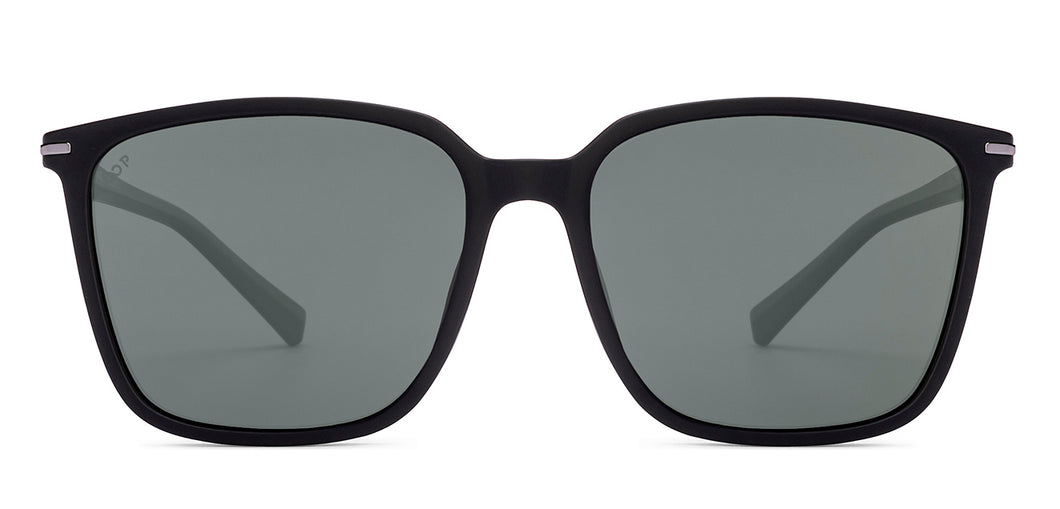 Black Wayfarer Full Rim Unisex Sunglasses by Vincent Chase Polarized-221932