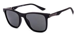 Black Wayfarer Full Rim Unisex Sunglasses by Vincent Chase Polarized-221939