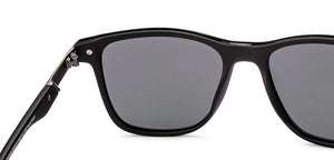 Black Wayfarer Full Rim Unisex Sunglasses by Vincent Chase Polarized-221939