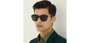 Brown Square Full Rim Unisex Sunglasses by John Jacobs-233508