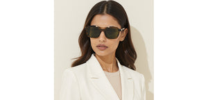 Brown Square Full Rim Unisex Sunglasses by John Jacobs-233508