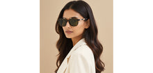 Load image into Gallery viewer, Brown Square Full Rim Unisex Sunglasses by John Jacobs-233508