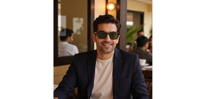 Brown Square Full Rim Unisex Sunglasses by John Jacobs-233508