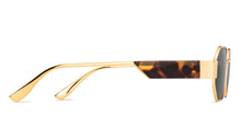Load image into Gallery viewer, Gold Hexagonal Full Rim Unisex Sunglasses by Lenskart-232003