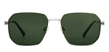 Load image into Gallery viewer, Silver Rectangle/ Square Full Rim Unisex Sunglasses by Vincent Chase-216041