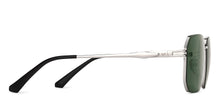 Load image into Gallery viewer, Silver Rectangle/ Square Full Rim Unisex Sunglasses by Vincent Chase-216041
