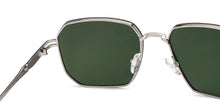Load image into Gallery viewer, Silver Rectangle/ Square Full Rim Unisex Sunglasses by Vincent Chase-216041