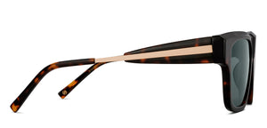 Tortoise Square Full Rim Unisex Sunglasses by John Jacobs-217134