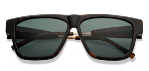 Tortoise Square Full Rim Unisex Sunglasses by John Jacobs-217134
