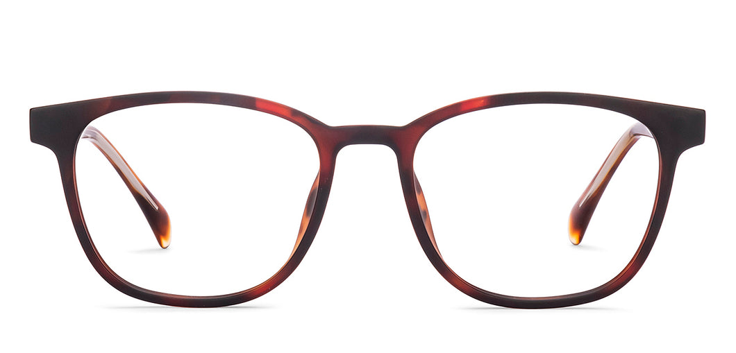 Tortoise Wayfarer Full Rim Unisex Eyeglasses by John Jacobs-218232