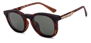 Tortoise Wayfarer Full Rim Unisex Eyeglasses by John Jacobs-218236