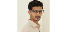 Load image into Gallery viewer, Grey Rectangle Full Rim Unisex Eyeglasses by Lenskart Air-231961
