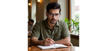 Load image into Gallery viewer, Grey Rectangle Full Rim Unisex Eyeglasses by Lenskart Air-231961