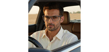 Load image into Gallery viewer, Grey Rectangle Full Rim Unisex Eyeglasses by Lenskart Air-231961