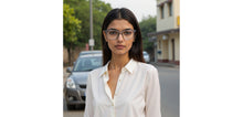 Load image into Gallery viewer, Grey Rectangle Full Rim Unisex Eyeglasses by Lenskart Air-231961