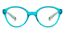 Load image into Gallery viewer, Blue Round Full Rim Kids Eyeglasses by Hooper-210490