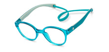 Load image into Gallery viewer, Blue Round Full Rim Kids Eyeglasses by Hooper-210490