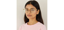 Load image into Gallery viewer, Green Rectangle Full Rim Unisex Eyeglasses by Vincent Chase-233103
