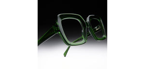 Green Geometric Full Rim Unisex Eyeglasses by Lenskart STUDIO-217543