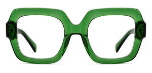 Green Geometric Full Rim Unisex Eyeglasses by Lenskart STUDIO-217543