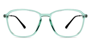 Green Rectangle Full Rim Unisex Eyeglasses by Lenskart Air Online-201334