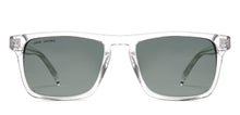 Load image into Gallery viewer, White Transparent Rectangle Full Rim Unisex Sunglasses by John Jacobs-215580