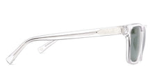 Load image into Gallery viewer, White Transparent Rectangle Full Rim Unisex Sunglasses by John Jacobs-215580