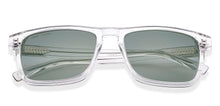Load image into Gallery viewer, White Transparent Rectangle Full Rim Unisex Sunglasses by John Jacobs-215580