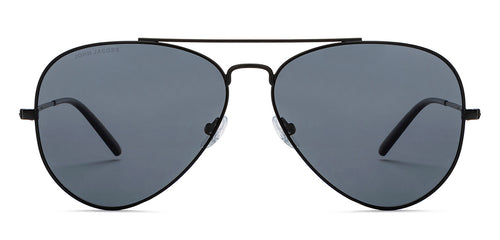 Black Aviator Full Rim Men Sunglasses by John Jacobs-212583