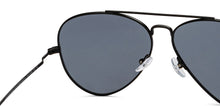 Load image into Gallery viewer, Black Aviator Full Rim Men Sunglasses by John Jacobs-212583