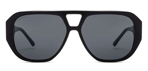 Black Aviator Full Rim Women Sunglasses by John Jacobs-216819