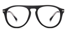 Load image into Gallery viewer, Black Aviator Full Rim Unisex Eyeglasses by John Jacobs-218233