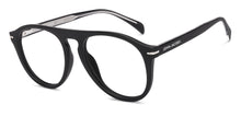 Load image into Gallery viewer, Black Aviator Full Rim Unisex Eyeglasses by John Jacobs-218233