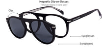 Load image into Gallery viewer, Black Aviator Full Rim Unisex Eyeglasses by John Jacobs-218233