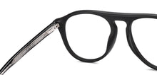Load image into Gallery viewer, Black Aviator Full Rim Unisex Eyeglasses by John Jacobs-218233