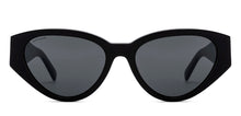 Load image into Gallery viewer, Black Cat Eye Full Rim Women Sunglasses by John Jacobs-216812